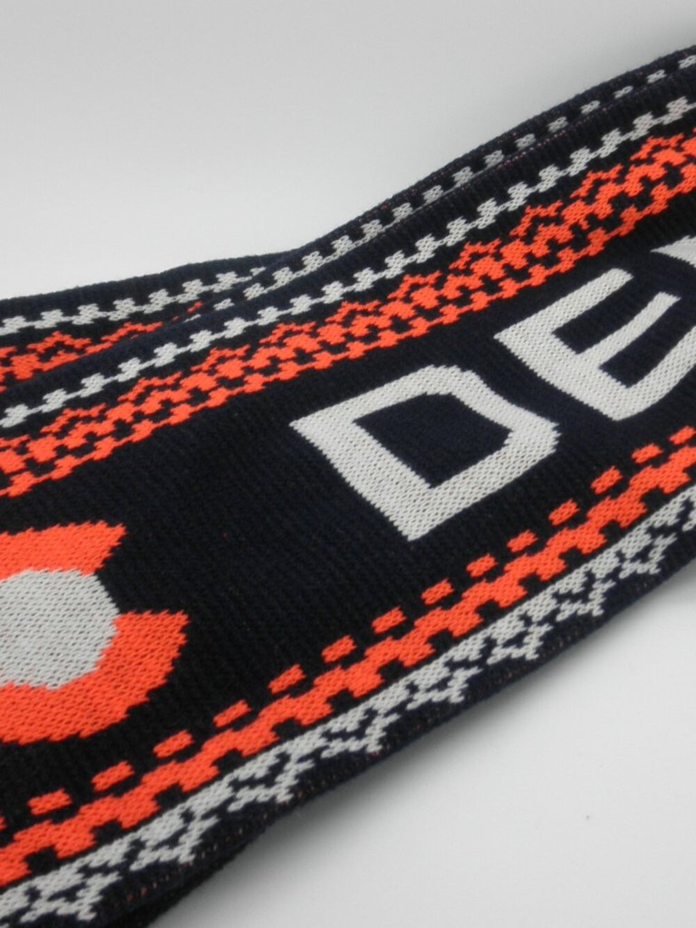 ROBIN RUTH Denver Winter Scarf - Infinity Circular - Blue Orange White - NWT
